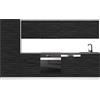 B BELINI GROUP Belini cucina 300 cm Rose, con piano di lavoro, ebano reale | Blocco cucina mobili da cucina cucina componibile completo senza elettrodomestici con pensili e mobili bassi
