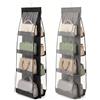 STARTONYOU 2 organizer pieghevole da appendere per borse, 8 scomparti | Organizer per guardaroba, da appendere, organizer per borse, ganci in metallo durevole, per portafogli