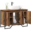 vidaXL Armadio per Lavabo da Bagno Legno vecchio 91 x 35 x 60 cm