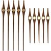 EXCEART Set di per Orologi in Legno, 5 Pezzi, per Orologi Fai da Te, in Legno durevoli per Orologi da Parete e progetti Fai da Te, Marrone Scuro
