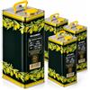 mille idee 4 Lattine per Olio da 5 Litri in Acciaio - Latte Rettangolari per Alimenti con Tappo e Maniglia - Contenitori Vuoti per Olio di Oliva ed Extravergine Misura Contenitore Tanica15x12x31H cm