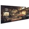 bilderfelix Quadro su tela Officina di auto d'epoca e vintage - Tela 120x40 cm - Panorama