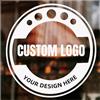 Nergaebe Adesivo Personalizzato con Logo Aziendale per Pareti e Vetri, Decalcomanie in Vinile per Attività Commerciali, Sticker Impermeabili per Pubblicità, Ufficio Casa e Business