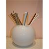 Edg - Enzo De Gasperi - Vaso Sfera H20 D23 White