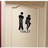 Signs247 Adesivo da parete rimovibile con uomo e donna per bagno, WC, decorazione murale per camera da letto, soggiorno, bagno, cucina, finestra, vetro