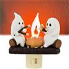 Giurui Ghosts Campfire Flickering Nightlight, Ghosts Campfire Flicker Flame Halloween Nightlight, Ghost Campfire Night Light, 3D LED Piccola luce notturna, Halloween Nightlight Decorazioni per interni (1)
