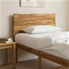 ACAGALA Testiera per bordi dell'albero Rostock, bianco, 80 cm, in legno | Testiera per letto da 80 cm, in legno, per letto matrimoniale, design moderno, per camera da letto