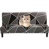 JORTUIO Fodera per Divano Letto Futon Copridivano Clic Clac Senza Braccioli 3 2 Posti Elasticizzato Fodera per Divano Letto Senza Braccioli Copridivano Clic Clac Pieghevole ( Color : #20 , Size : 160-190cm )