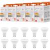Maxled, Light is Led! 10x Lampadina LED GU10 Lampadine 3000K Luce Calda 3W Sostituisce Lampadine Alogene da 22,5W Angolo di Emissione 100° Non Dimmerabile LED Spotlight AC 230V 250LM