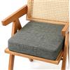 Halorin Cuscino rialzo per sedia, 50 x 50 x 10 cm, cuscino per sedia, ausilio per alzarsi, cuscino in memory foam, cuscino da pavimento per soggiorno, sedia a sdraio, divani, poltrone, ufficio (grigio