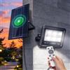 Aigostar Faro Solare LED da Esterno 100W 1000lm IP65 72LED Telecomando | 10000mAh/ 228x67x198mm Gran Tamaño/ 1000lm/ Reflector Múltiple/ Difusión Alta/ Luz Concentrada/ Terraza/Garaje/ Familias
