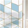 ADSFG Pellicola per Vetri Privacy 50cm x 200cm Pellicola per Finestre Colorato Smerigliato Statico Senza Colla Tenda Pellicola Isolante Termica per Protezione Solare,P