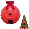 Generico Campana di Natale gonfiabile Grande Decorazione da Giardino 58 cm in PVC | addobbi natalizi gonfiabili per esterno giardino portico cortile prato paesaggio festa