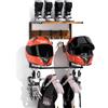 Urban Deco porta casco moto da parete, porta caschi con 2 appendi per cappelli, supporto porta cappelli da parete, garage moto porta cappelli, piccolo