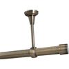 Sento Ø 25 mm Bastone per Tende Montaggio a Soffitto Ottone Antico 480 cm Albana