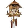 Cuckoo Palace Cuckoo-Palace Orologio a cucù Tedesco - Chalet Romantico Valle dei mulini della Foresta Nera - con Animali meravigliosi - con Movimento al Quarzo Alto 26 cm