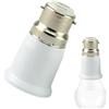 Generico Adattatore Presa E27 A B22 Light Socket, Convertitore Base Lampadina, Convertitore Adattatore Lampadina A Vite Facile Installare LED/CFL E Lampadine A Incandescenza, Luci Del Ventilatore A Soffitto