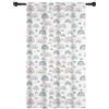 YONGFOTO 107x160cm Arcobaleno Tende filtranti per la cameretta dei bambini Boho Cielo con nuvole pastello Cuore Tasca per asta Tende per asili nido e scuole materne 1 Pannello