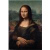 KUSTOM ART Poster Decorativo da Parete Serie Dipinti Celebri La Gioconda Monna Lisa su Carta Lucida 90x60cm Senza Cornice