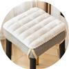 SDNAM Cuscino per Sedia Quadrato 30x30/35x35/40x40/45x45cm, Sgabello da Bar, Cuscino per Seduta, Adatto per casa, Seggiolino Auto, Sedia da Ufficio e Tutte Le sedie(F4,4pcs 30 x30cm)