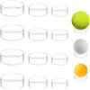 TRKETK 12 Pezzi Supporto da Palla in Acrilico Base di Supporto per Rack Porta Espositore Base per Palloni Rotondi per Pallone da Rugby da Calcio per Pallavolo da Calcio Palline da Golf