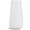 CeiBand 20CM Vaso in Ceramica, Vasi Decorativi Interno Moderni, Vasi in Ceramica per la Decorazione Domestica, Piccolo Minimalista Vaso per Fiori Freschi che Secchi (Bianco Sporco)