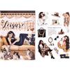 RISYPISY adesivi natalizi in PET/carta/vinile per il journaling, 20 fogli per hobby scrapbooking Supplies, 253pcs adesivi Supplies Decorazione Journaling Supplies
