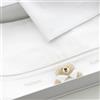 nanán TATO LENZUOLA LETTO SET 3 PEZZI BIANCO