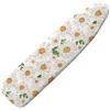 Treer Copri ASSE da Stiro, Copriasse da Stiro Universale con Bordo Elastico, Copertura ASSE da Stiro per 132-139cm x 33-40cm ASSE da Stiro, Resistente allo Sporco (Margherita Bianca)