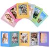 FrostyFlair Set di 10 cornici fotografiche magnetiche, mini cornici 6x9cm, cornici colorate per foto, cornici magnetiche per frigorifero, scuola, ufficio, 12 colori
