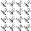 MINAOLULUS 30 Pezzi Mollette per Bucato in Acciaio Inox 4cm , Clip | Fermaglio Rotondo, Presa Antiscivolo, Bordi Lisci, per Gonne e Pantaloni