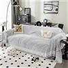 AOOTE Telo Copridivano 3 Posti, 180x300 cm Telo Copridivano Universale Quattro Stagioni, Copridivano AntiGraffio Gatto, Lavabili, Boho Grigio Chiaro Copridivano per Cani, Gatti e Bambini