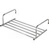 Jinfanshurich Stendibiancheria estensibile (42-66 cm), da balcone, salvaspazio | Stendibiancheria da parete, piccolo, per interni ed esterni, in acciaio inox, per vestiti, calzini e scarpe