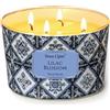 Home Lights HomeLights Candela in barattolo grande 4 stoppini, candela profumata in cera di soia naturale da 510g Floral (Fiore Lilac)