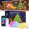 Generic Rete di Luci LED per Natale, tenda da parete intelligente per esterni, luci esterne animate RGB, 400 LED RGB con app e telecomando, effetti animati, timer, sincronizzazione con la musica e