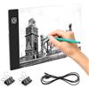 UKOFEW Tavoletta Luminosa, Tavola Luminosa Led, Light Box A5 LED Light Pad di Disegno, con Luminosità Regolabile, per Animazione, Disegno, Schizzi, Progettazione
