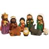 Gesar art in progress Gesar Presepe Completo Stilizzato 9 Pezzi con Sacra Famiglia e Re Magi | Presepe completo stilizzato con 9 personaggi, Sacra Famiglia, Re Magi, bue, asinello e pecorella.