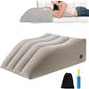 Generic Cuscino Elevazione Gambe Supporto Gonfiabile Antiscivolo per Piedi | Cuscini Per Piedi Per Sollevamento Durante Sonno Gonfiore Recupero Casa Camera Da Soggiorno Divano Poltrona Reclinabile