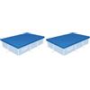 Bestway 58106-6 Copertura per piscine fuori terra rettangolari da 300x201 cm (Confezione da 2)
