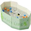 Vicloon Vasca da Bagno Pieghevole per Bambini, Vaschetta Bagnetto Neonato Pieghevole con Tappo di Scolo Adatta, Multiuso e Salvaspazio, 75 * 45 * 23 cm(Verde)