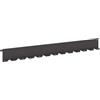 vidaXL Bordura per Prato 10 pz 102 x 10 x 4 cm Acciaio Nero