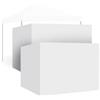 FRANKYSTAR Set 4 Teli Laterali Per Gazebo 3X3M Con Velcro Bianco
