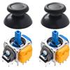 AKNES HallPi V7 Angle-Sensing TMR Joysticks per Controller PS4 DualShock 4 | Riduce il drift del joystick, Tech TMR potenziata, Centraggio preciso, 5M di cicli di rotazione,1M di clic,Richiede saldatura
