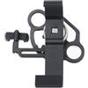 LatoYard Ruota ergonomica per mini Racing per PS5 Nero per pla Ergonomico | Realizzato in resistente per pla, finitura nera elegante, struttura resistente, resiste a lungo per le sessioni