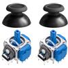 AKNES V7 Angle-Sensing TMR Joysticks per Controller PS5 DualSense/Edge | Anti-Drift, Joystick Hallpi, Tech TMR potenziata, Centraggio preciso, 5M di cicli di rotazione, 1M di clic,Richiede saldatura