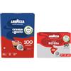 Lavazza, A Modo Mio, 150 Capsule Caffè Gusti Assortiti | Crema e Gusto Risveglio Classico x 100 e Qualità Rossa x 50, Ideali per Caffè Espresso e Cappuccino