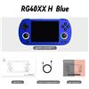 StarTech Console portatile per videogiochi - RG40XX H - Schermo IPS da 10,2 cm - Sistema operativo Linux 64 bit - Oltre 5000 giochi - 64 GB di memoria - Joystick RGB - Colore blu