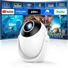 Lustrens Mini proiettore portatile - Risoluzione 1280 x 720 - Tecnologia LED - WiFi 6 e Bluetooth 5.4