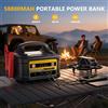 Lustrens Avviatore portatile per auto - Capacità: 58800 mAh - Avviatore 12V/24V - Batteria LiFePO4