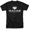 Popfunk Batman Wayne Logo On Nero T-Shirt Unisex, Nero